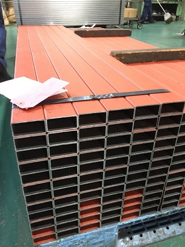 344-カラーパイプの切断・穴あけ